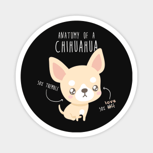 Chiahuahua Anatomy Magnet